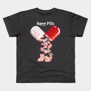 Happu Pill Pig. Kids T-Shirt